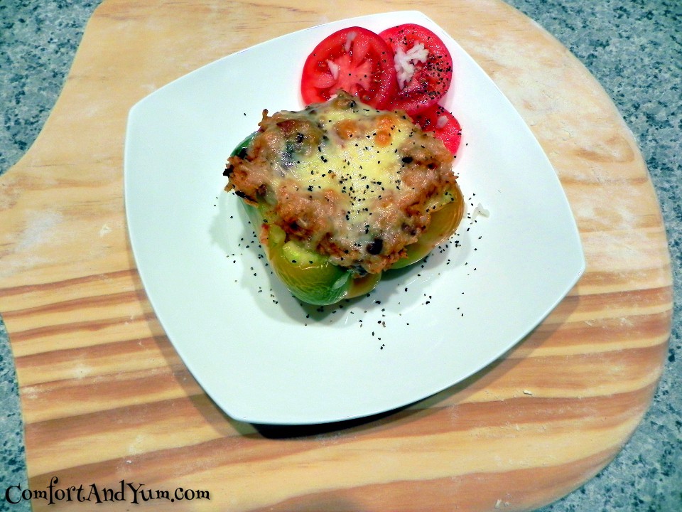 Stuffed Green Peppers - Dinner is Served!