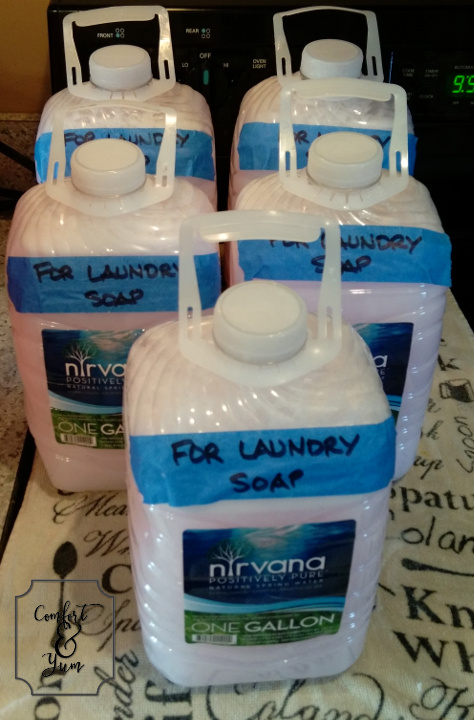 10 Gallons of Laundry Soap