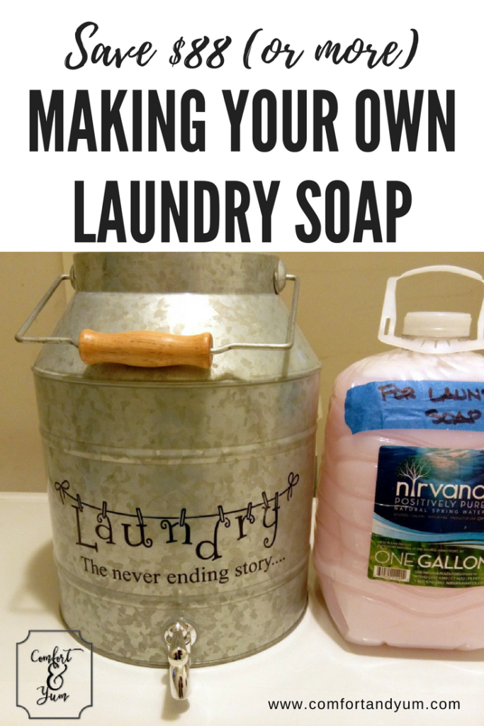 Make Your Own Laundry Soap - Save Money