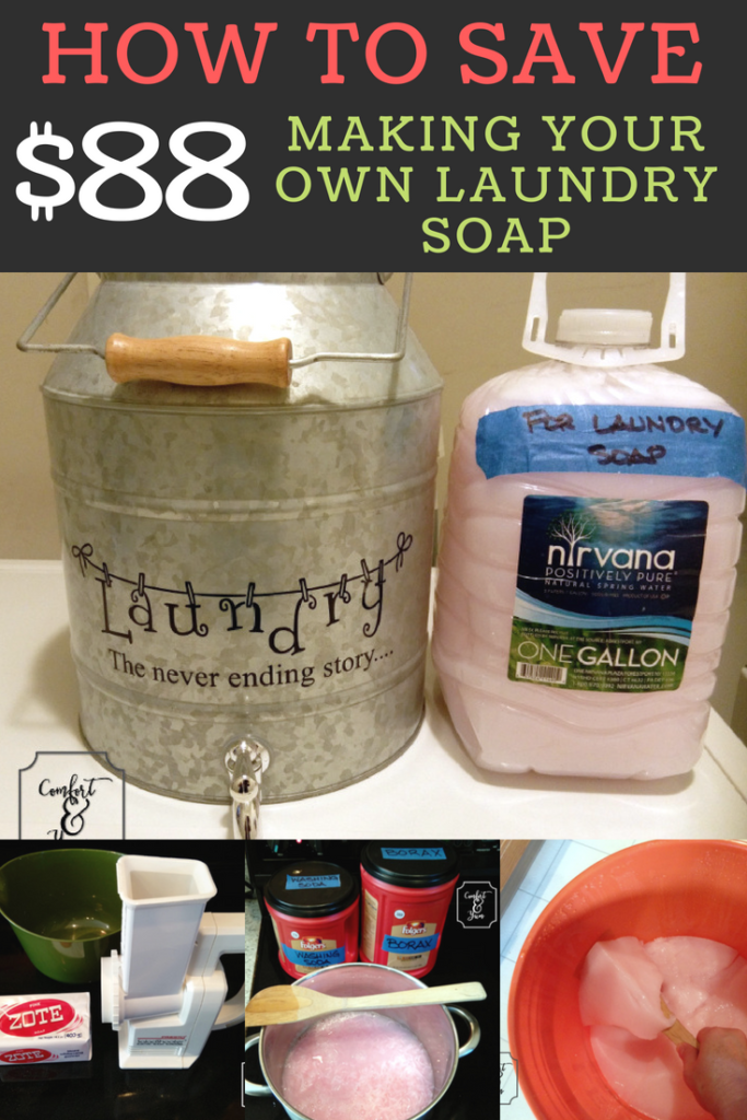 Easy Homemade Laundry Soap Recipe