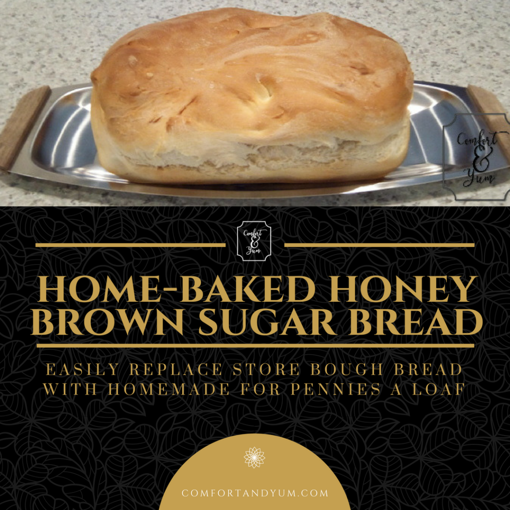 Homemade Honey Brown Sugar Bread Machine Loaf - Instagram