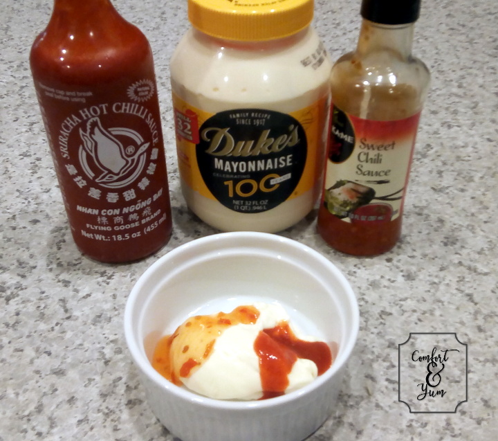 Spicy Crab Meat Sushi Stack Sauce Ingredients