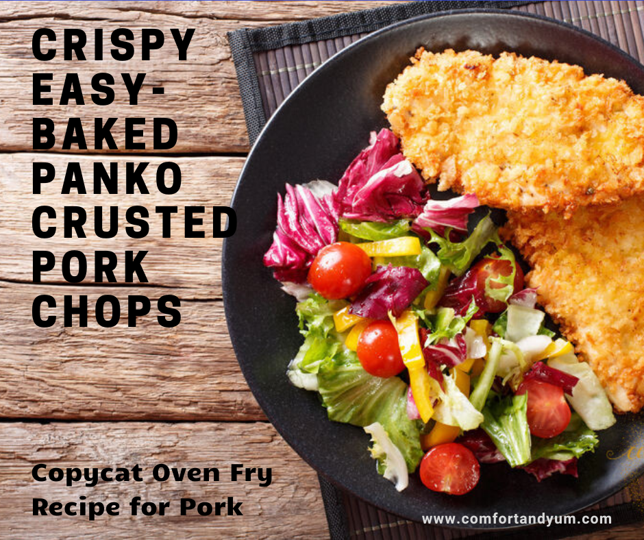 Crispy Easy Baked Panko Pork Chops