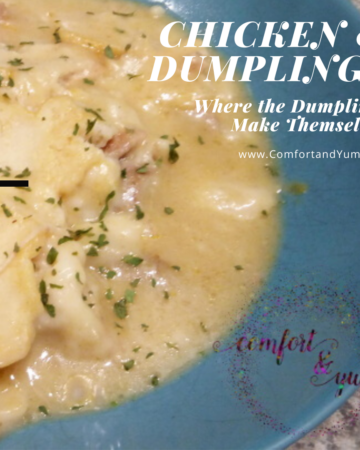 Chicken with Dumplings that make Themselves