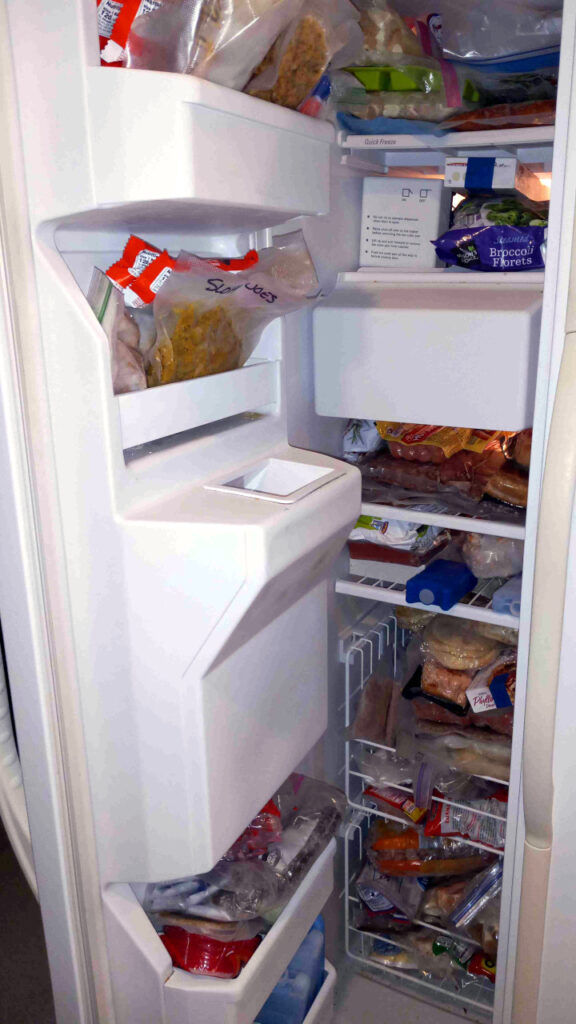 Freezer Before - Carnivore Challenge