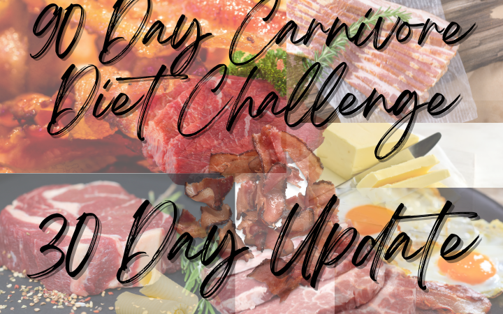 90 Day Carnivore Challenge - 30 Day update